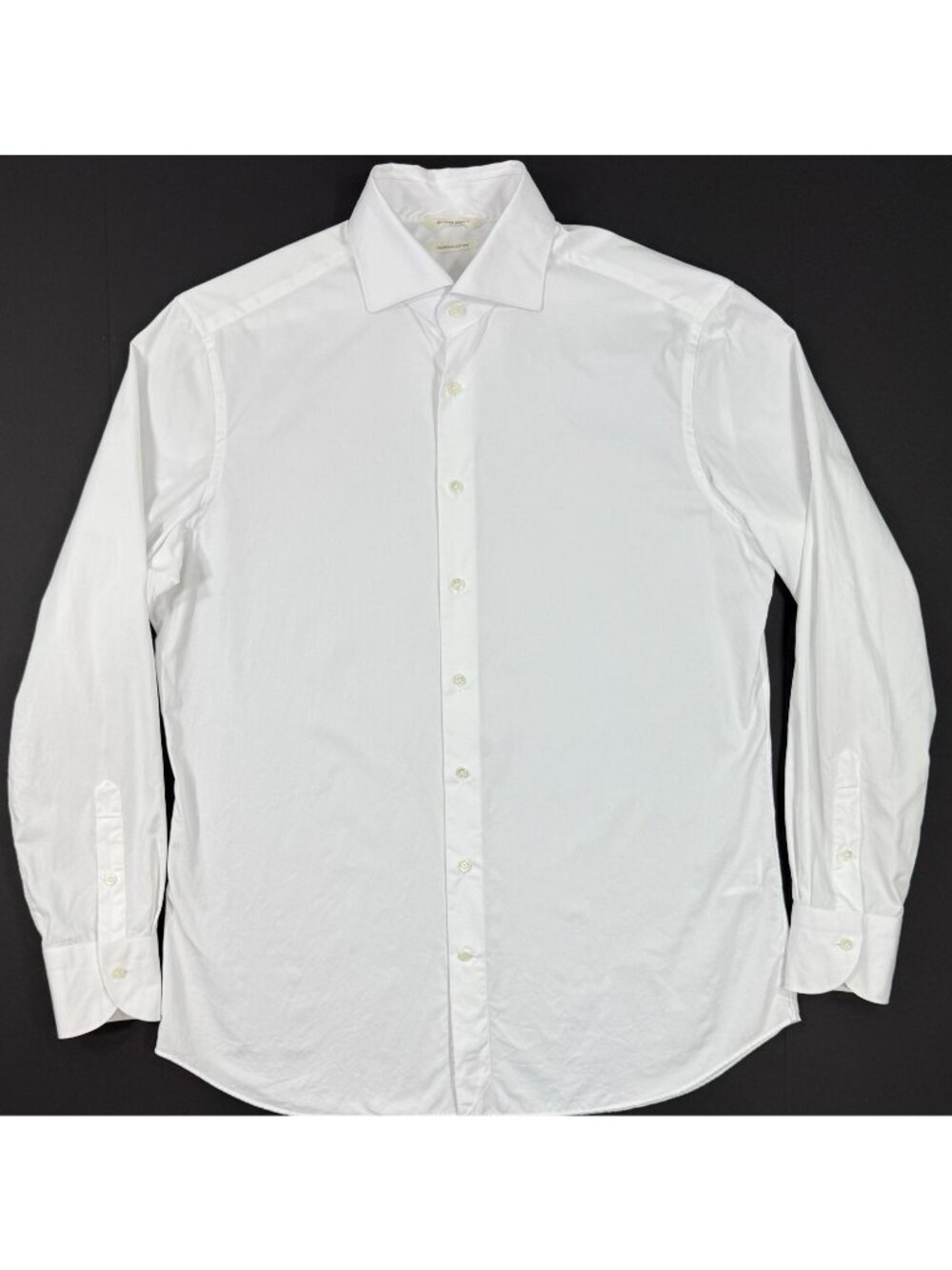 Suitsupply Mens Dress Shirt Sz 43 17 Thomas Mason Egyptian Cotton Tailored Fit